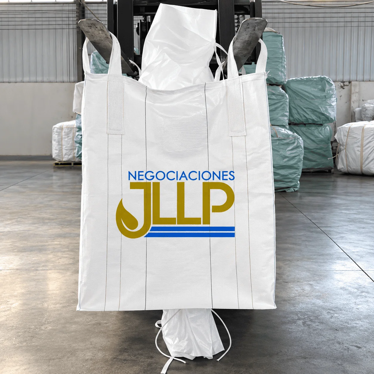 Big Bag industrial con sistema de carga superior